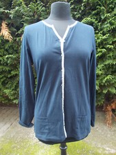 Pull boutons gilet bleu marine
