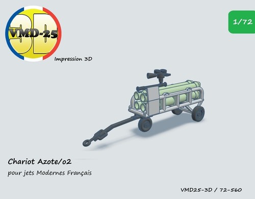 Chariot ouvert azote o2 - ,