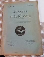 1947 annales de speleologie