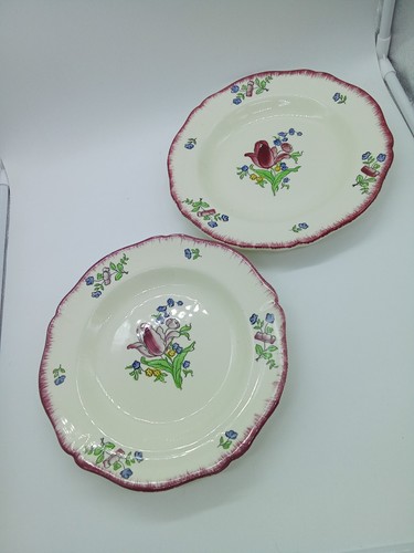 Superbe paire assiette - superbe,