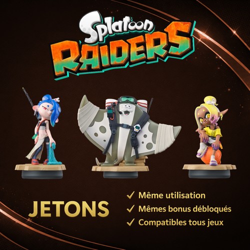 Lot jetons amiibo - lot, •