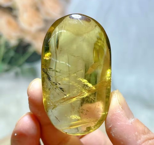 Cristal citrine jaune - cristal, en