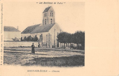 Cpa soisy sur ecole - cpa,