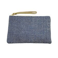 NUNA LIE Sac À Poignet Petit À Carreaux Bleus Pour Femmes