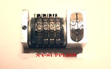 3/16" Letterpress Numbering
