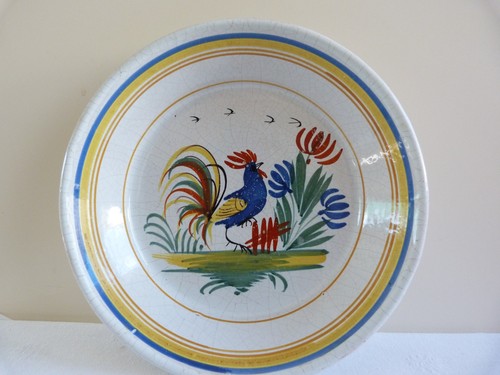 Assiette calotte faience - , de