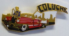 Pin's Coluche , " voiture " 