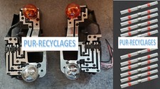 2 X Kit platine porte ampoules feux Gauche et Droit cote aile Laguna 2 phase 2