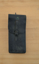 ETUI EN CUIR NOIR GENDARMERIE FRANCAISE ANCIENNE VIDE OCCASION