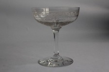 Coupe à champagne cristal gravé Empire verre (55746)