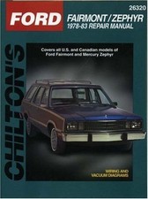 Fairmont Zephyr 78-83 - Revue Technique Haynes Chilton FORD Anglais Etat - NEUV