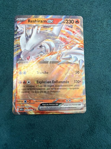 Carte pokémon reshiram - carte,