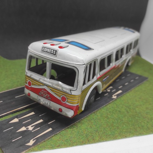 Bus tôle lithographiée - en,
