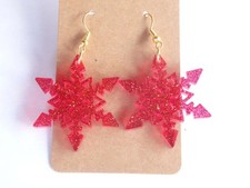 boucles d'oreilles en résine