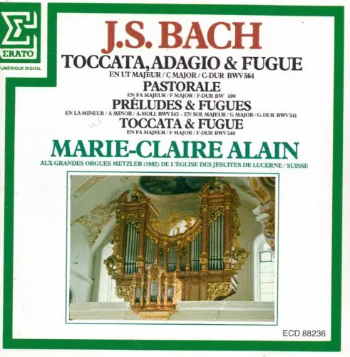 Bach toccata adagio - &, fugue