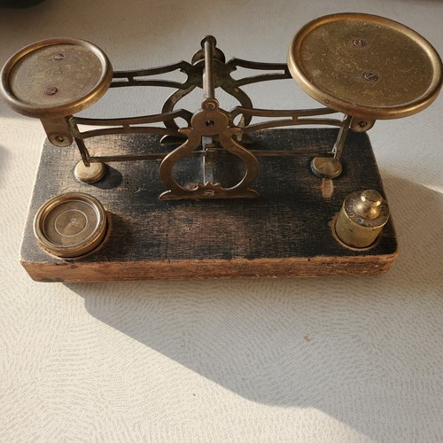 Pèse lettre ancien la - de,