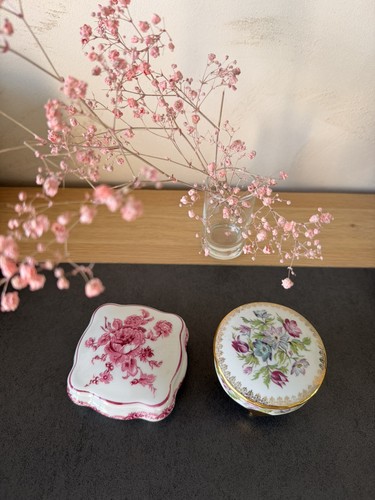 Lot bonbonnières porcelaine - 2,