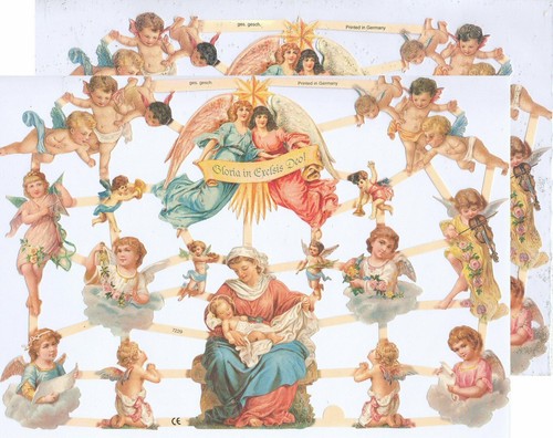 Chromo découpis nativité - ef,