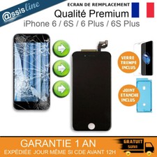 ✅ ECRAN LCD RETINA IPHONE 6 / 6S / 6 PLUS / 6S PLUS / NOIR BLANC + VITRE TACTILE