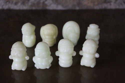 Lot figurines lucioles - 8, bonux