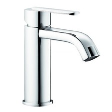 Robinet Mitigeur de lavabo bas en laiton chrome avec vidage pour vasque
