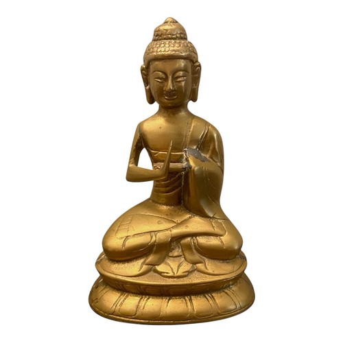 Vintage brass shakyamuni - vintage,
