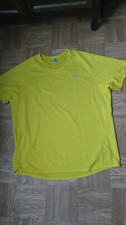 tee shirt jaune marque décatelon taille XXXL