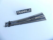 JOUEF / HORNBY R8077 MAILLECHORT AIGUILLAGE MANUEL LONG GAUCHE 245 MM 8077