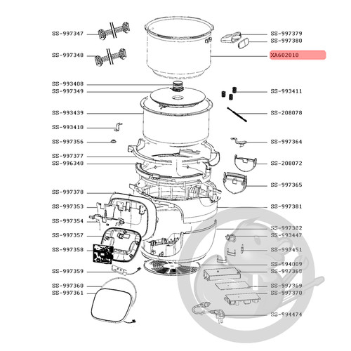 Cuve robot cookeo touch