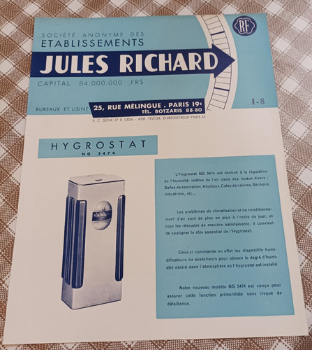 Ancienne brochure technique - brochure,