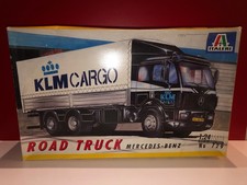 1/24 ITALERI MAQUETTE DE CAMION MERCEDES-BENZ KLM CARGO ROAD TRUCK NEUF EN BOITE