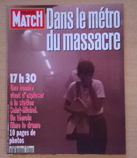 PARIS MATCH N°2410 (03/08/1995) - Attentat/J.Baker/Casartelli - Etat collector