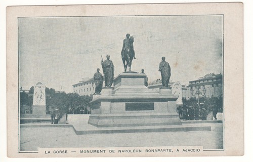 Cpa ajaccio monument - cpa,