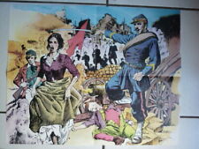 HISTOIRE DE FRANCE EN BD  /  RARE POSTER DU TOMES  7 /  LA REVOLUTION PAR MANARA