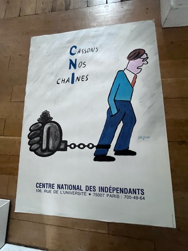 Affiche savignac cassons nos - affiche,
