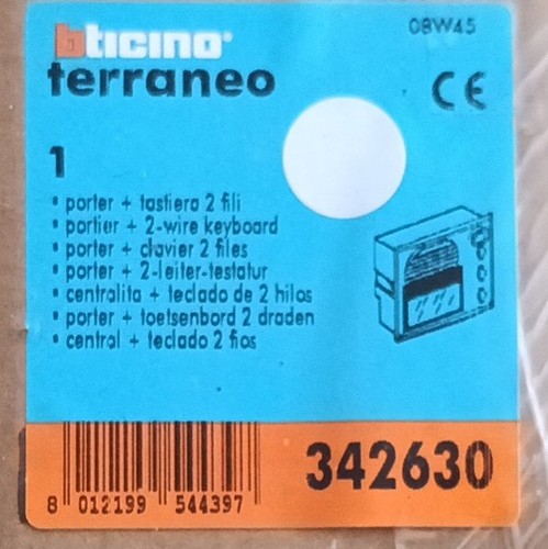 Bticino terraneo portier - terraneo, +