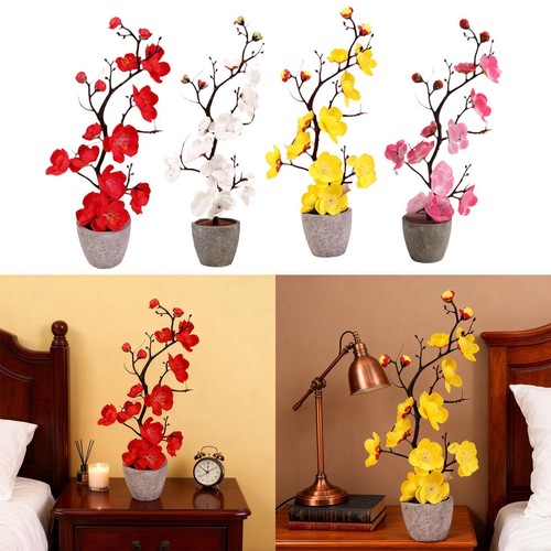 Fleur artificielle en pot - ,
