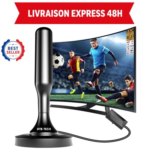Antenne intérieure tnt 4k - tv,