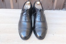 ALDEN 909 BLACK CALFSKIN MEDAILLON TIP BAL CUIR 10,5 / 44 SUPER ETAT MEN'S SHOES