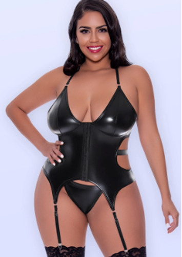 Garter teddy bustier - garter,