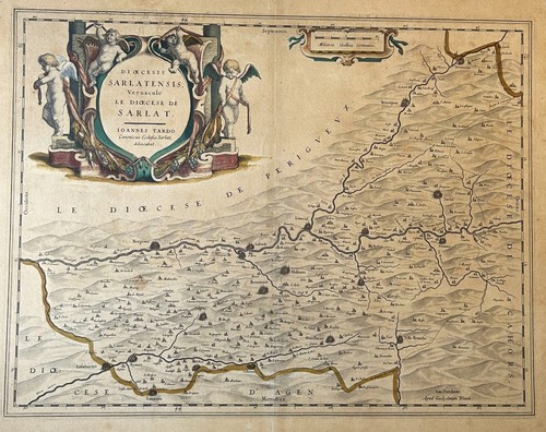 Sarlat blaeu carte du - sarlat, g.
