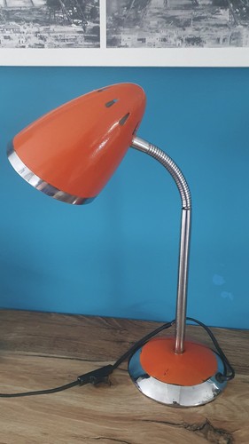 Lampe chevet bureau orange - lampe, de