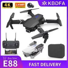 KDBFA 2024 nouveau E88 Pro WIFI FPV Drone grand Angle HD 4K 1080P caméra hauteu