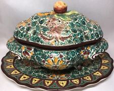 Rare Grande Soupière Et Son