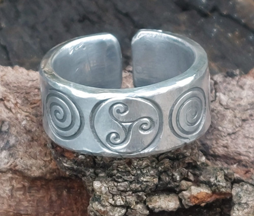 Bague triskèle triskélion - bague,