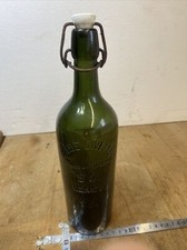 N. 13 Bouteille de bière  divette ancienne  Brasserie de Nancy   déco vintage