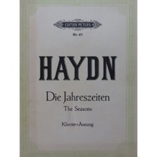 HAYDN Joseph Die Jahreszeiten Les Saisons Piano Chant