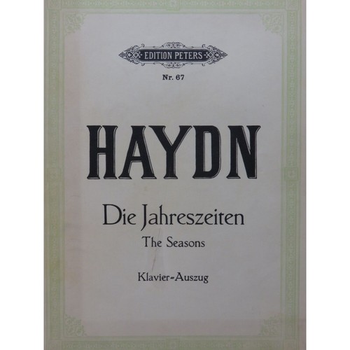 Haydn joseph die jahreszeiten - joseph,