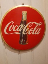 Rare ancien glaçoide original coca cola no plaque émaillée