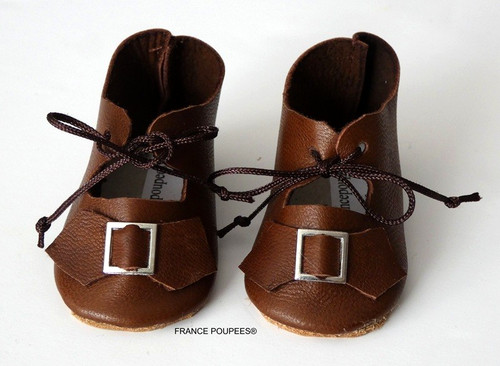 Chaussures cuir jumeau 5cm - cuir,